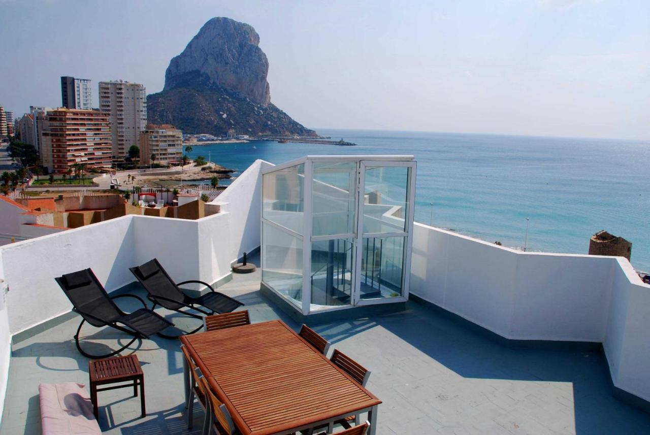 Atico Calpe Primera Linea De Playa 外观 照片