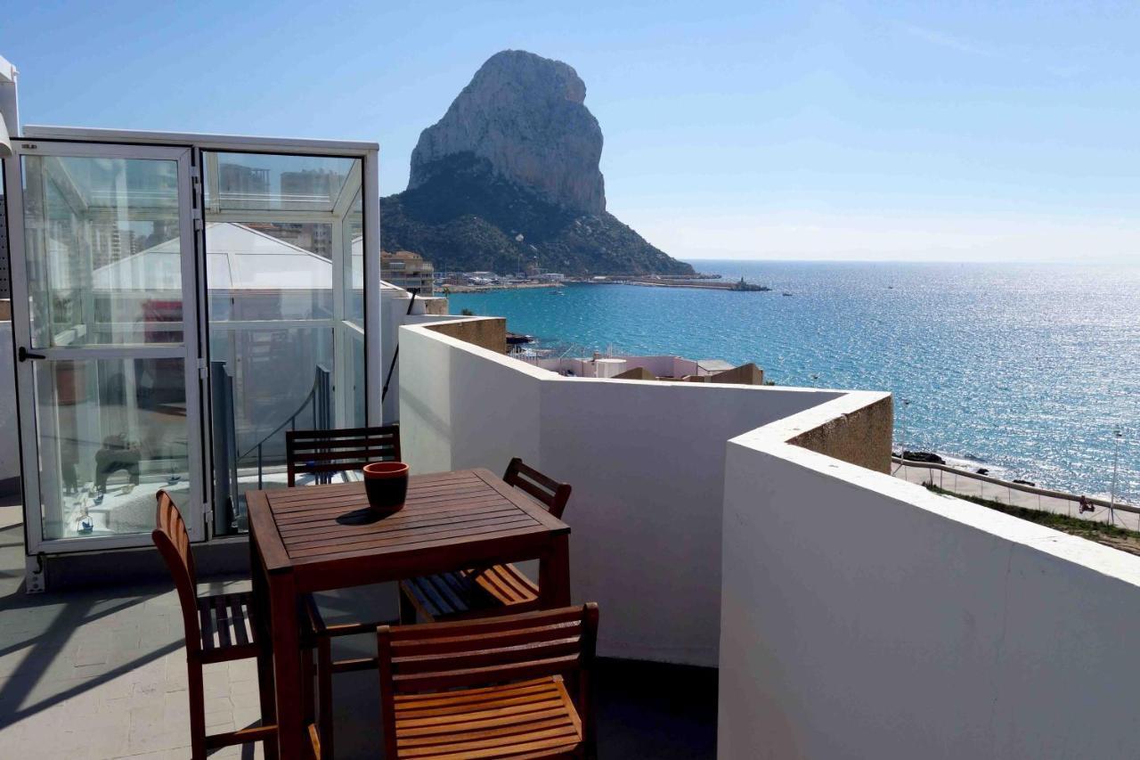 Atico Calpe Primera Linea De Playa 外观 照片